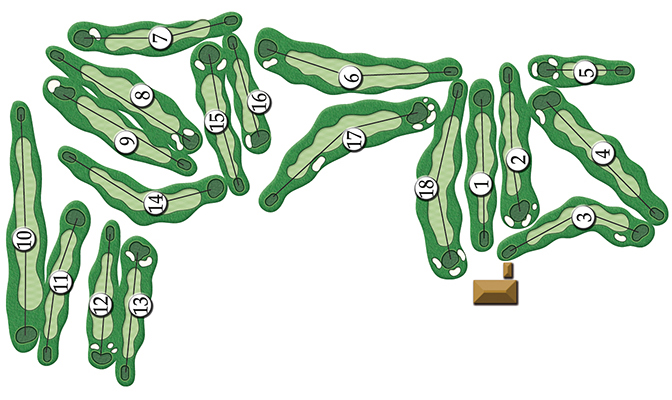 watertown golf course map